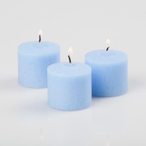 Richland Votive Candles Unscented Light Blue 10 Hour Set of 288