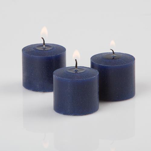 Richland Votive Candles Unscented Navy Blue 10 Hour Set of 288