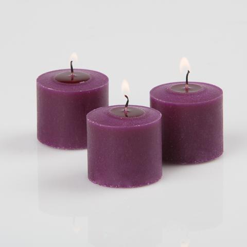 Richland Votive Candles Purple Mulberry Scented 10 Hour Set of 288