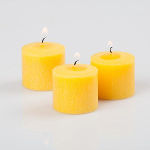 richland votive candles yellow lemon meringue scented 10 hour set of 72