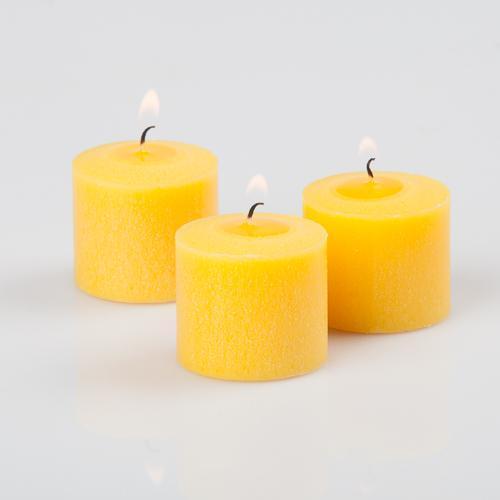 Richland Votive Candles Yellow Lemon Meringue Scented 10 Hour Set of 288