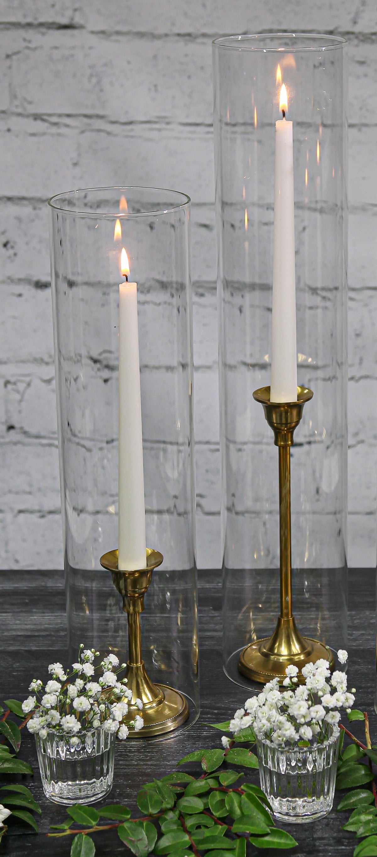 Taper Candlestick Gold 5in