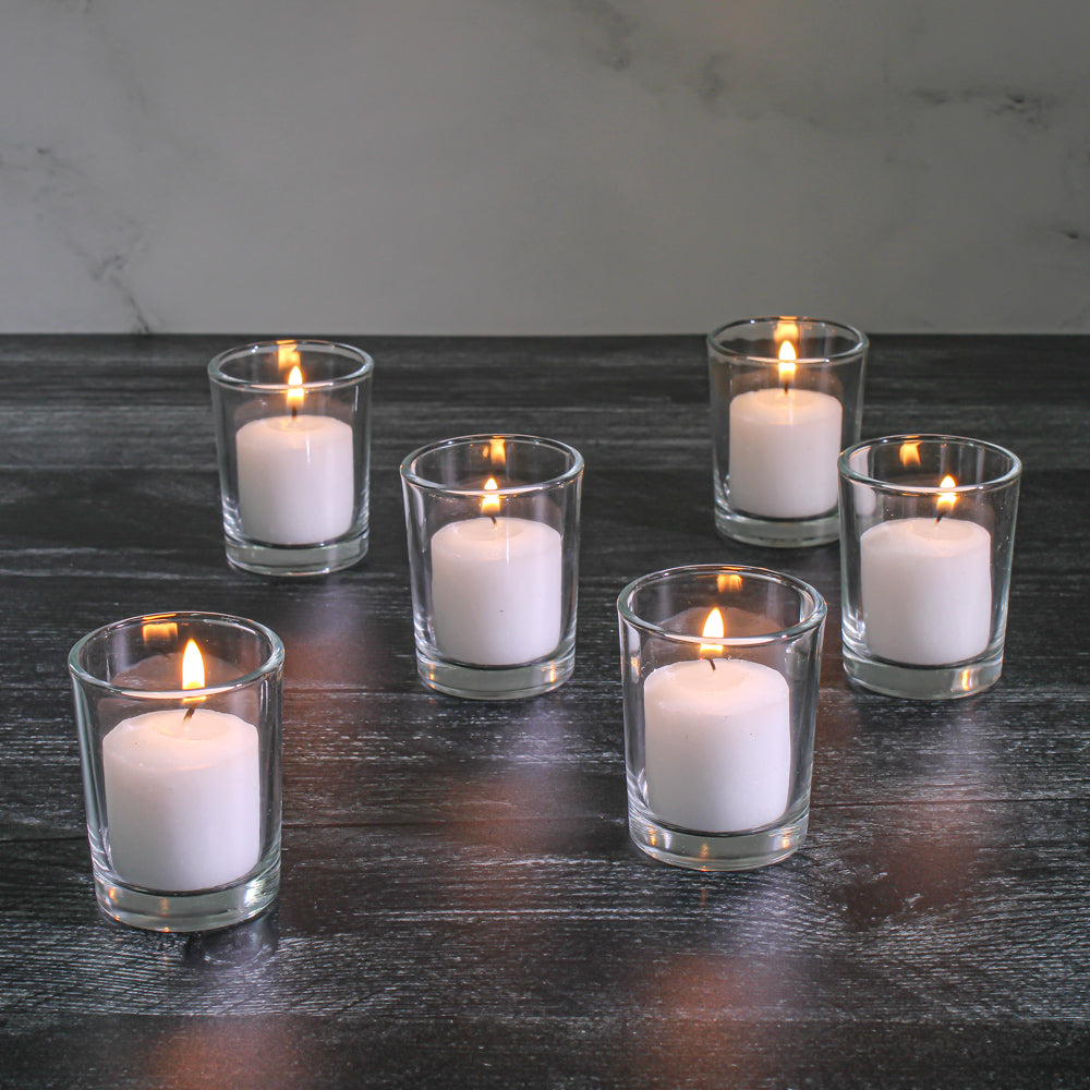 Richland Votive Candles Unscented White 10 Hour Set of 144