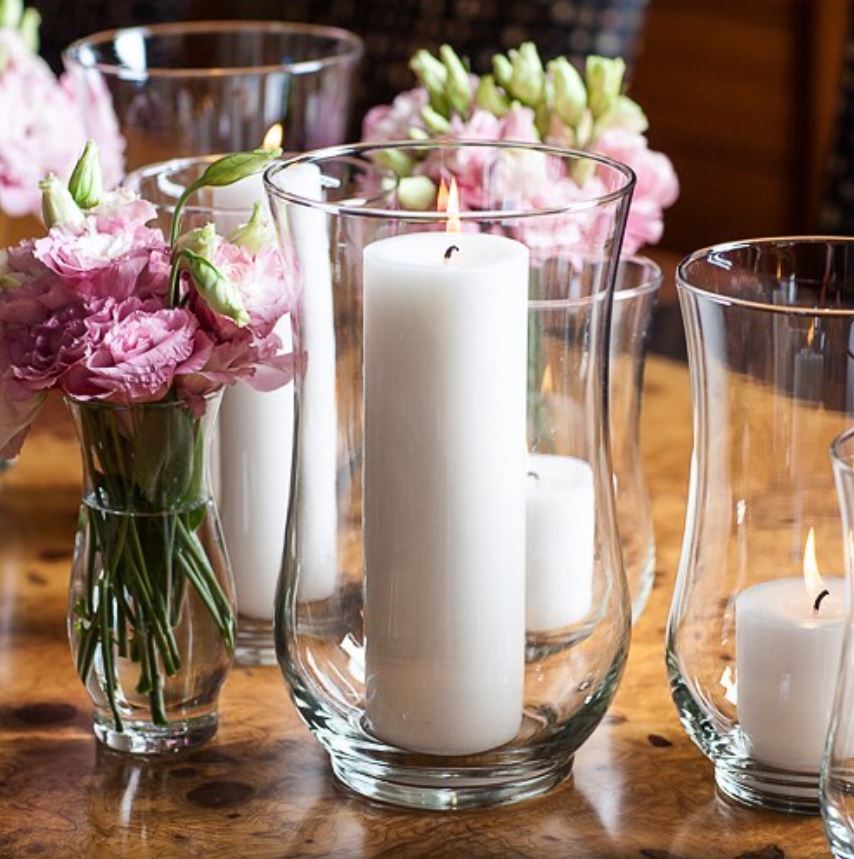Eastland Adena Hurricane Vase 10.5" Set of 12