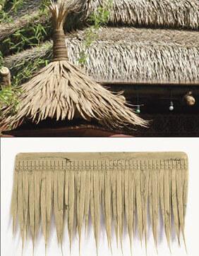 UV-Proof Outdoor Artificial Thatch Shingle -19"x11" - Tiki Bar Decoration