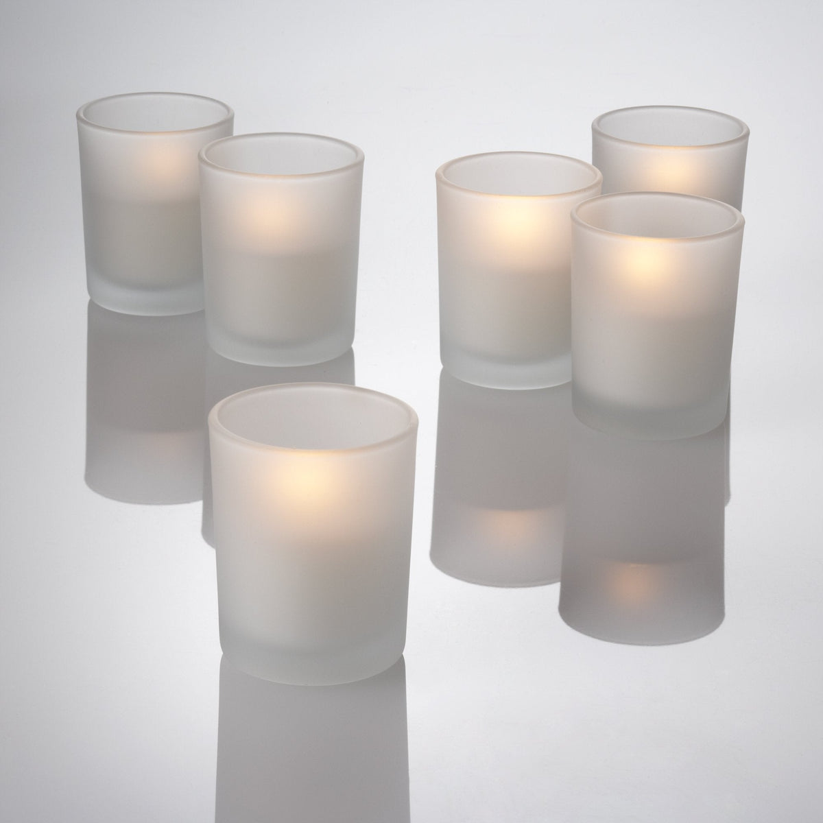eastland votive candle holder frosted set of 144