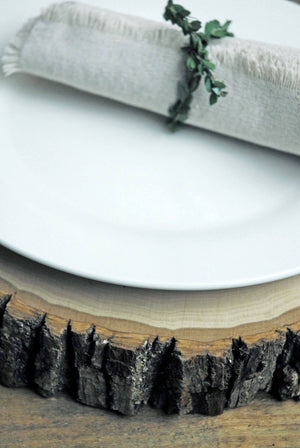 Wood Slab Extra Large Round 11.5" - 13.75"