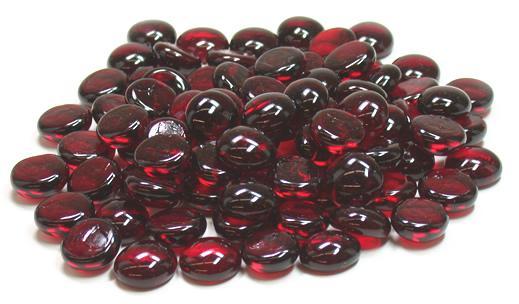 vase gems ruby red glass 18 lbs