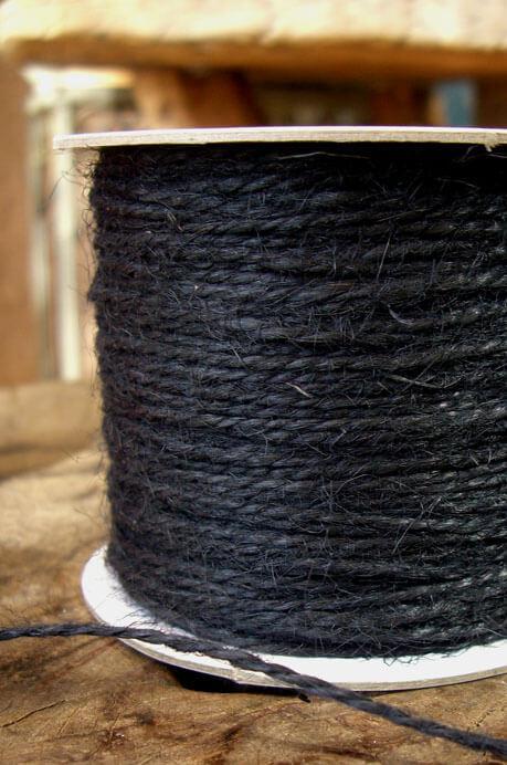 jute twine black 100yds
