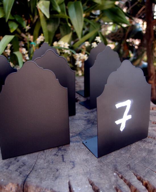Elegant Petite Chalkboard Easel 3x4 (Set of 12)