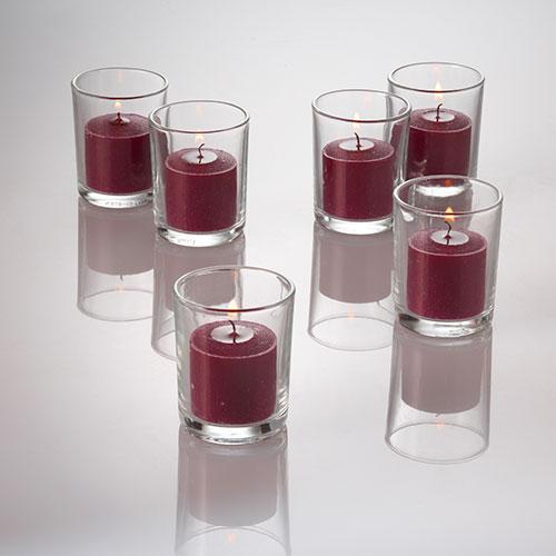 richland votive candles purple mulberry scented 10 hour set of 72
