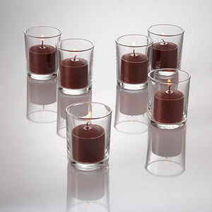 richland votive candles brown cinnamon bun scented 10 hour set of 288