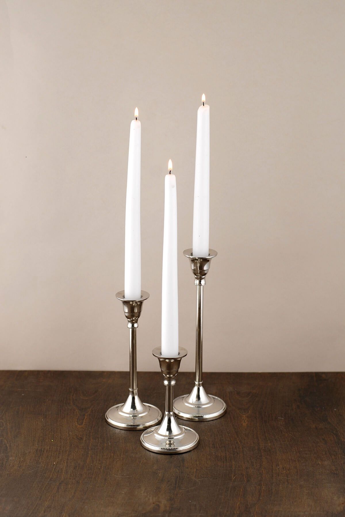 candlestick silver 9in