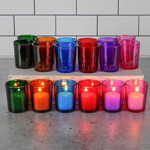 Richland Votive Candles & Eastland Colored Votive Holders Set of 288