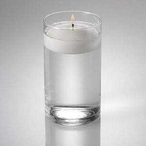 eastland cylinder floating candle holder 3 25 x6 set of 12
