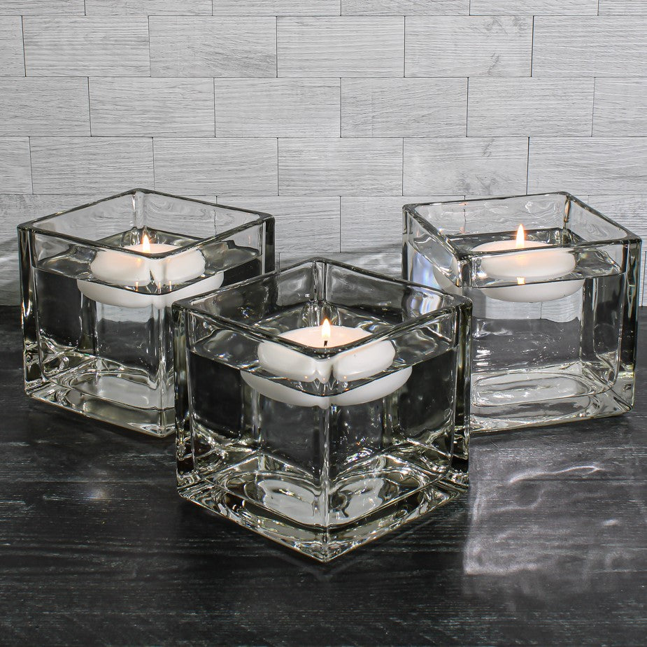 Richland Floating Candles 3" White Set of 96