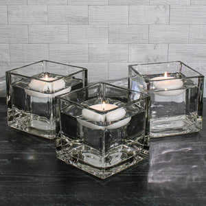 Richland Floating Candles 3" White Set of 24