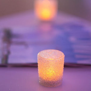 Richland Frosted Sparkle Votive Holder Set of 12