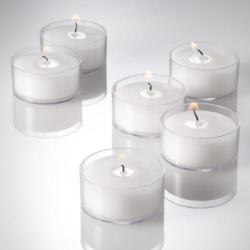 Richland Clear Tealight Candles White Citronella Scented Set of 50