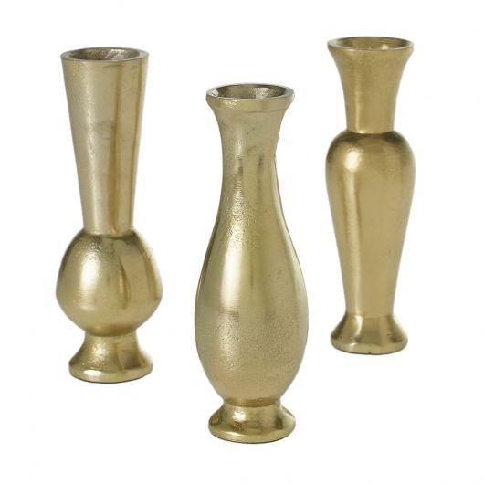 Richland Henna Budvase 2" x 6" Set of 3