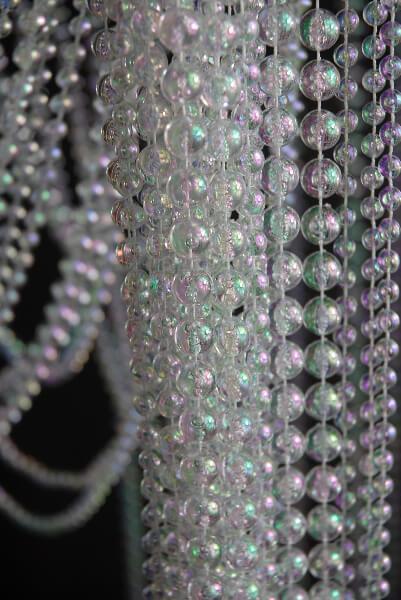 Iridescent Crystal Beaded Curtains 35" x 6ft