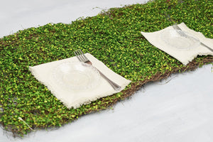 Moss Leaf Mat  Green 16 x36