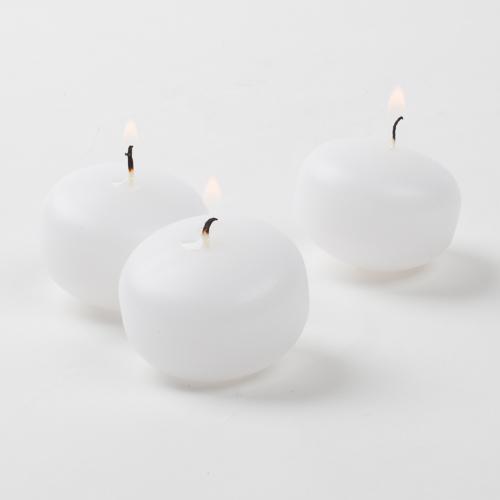 Richland Floating Candles 1.5" White Set of 120