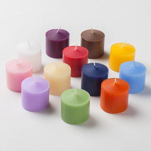 set of 144 assorted 10 hour scented richland votive candles