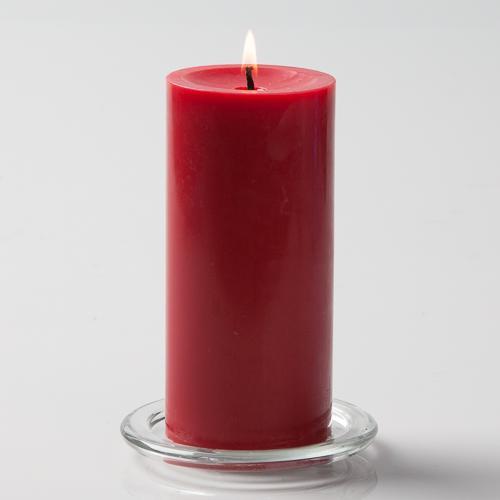 Richland Pillar Candle 3"x6" Red