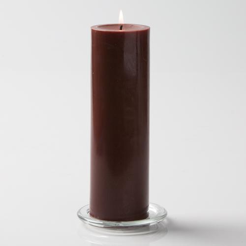Richland Pillar Candle 3"x9" Brown