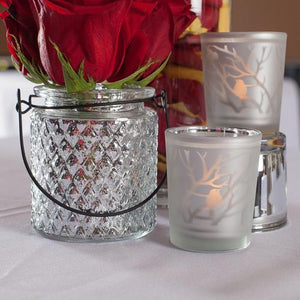 Eastland Hanging Mercury Patterned Holder 3.5" Set of 12