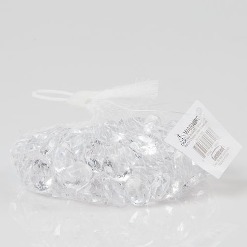 eastland acrylic diamond vase filler clear 48 bags