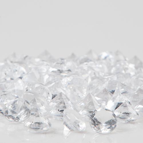 eastland acrylic diamond vase filler clear 1 bag