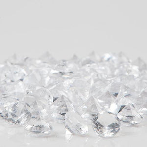 eastland acrylic diamond vase filler clear 1 bag