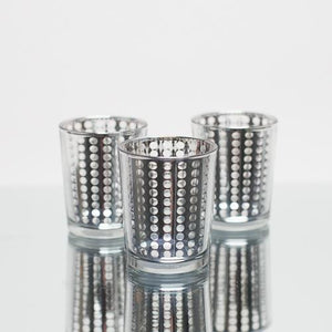 richland silver dotted glass holder small 72