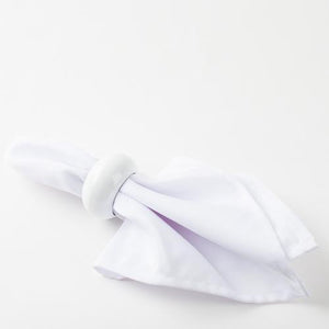 white napkin ring 9509 24