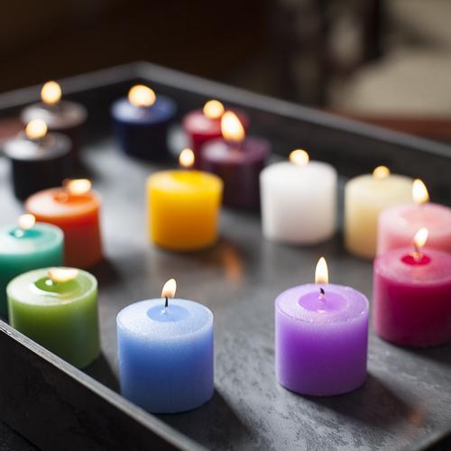 Set of 144 Assorted 10 Hour Unscented Richland Votive Candles