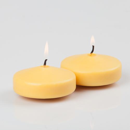 richland floating candles 3 yellow set of 72