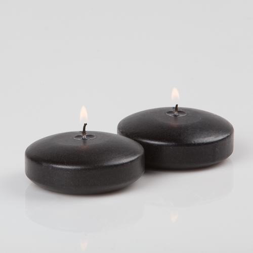 Richland Floating Candles 3" Black Set of 72