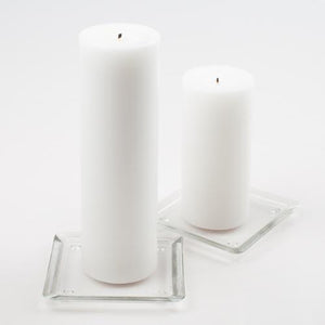 square glass pillar holder 1131 12