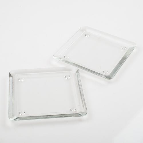 square glass pillar holder 1131 12