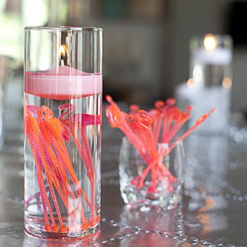 Richland Floating Candles 3" Pink Set of 96