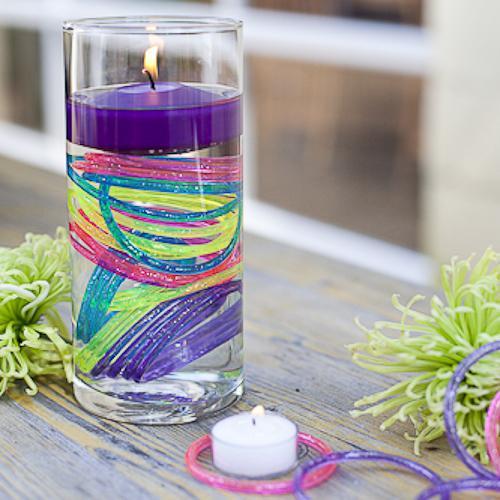 Richland Floating Candles 3" Purple Set of 24