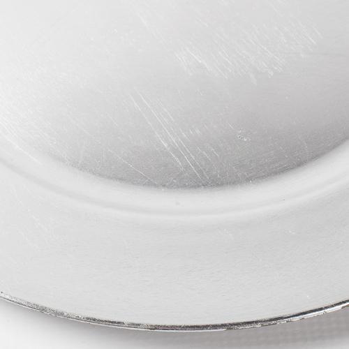 Richland Plain Charger Plate 13" Silver Set of 48