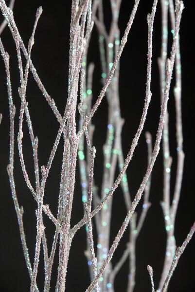 Birch Branch Bundle White Sparkle Iridescent 34-44in