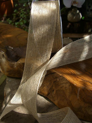 Natural Jute Ribbon 1.5" x 10yds