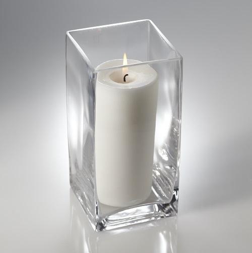 Eastland Square Pillar Candle Holder 8" Set of 6