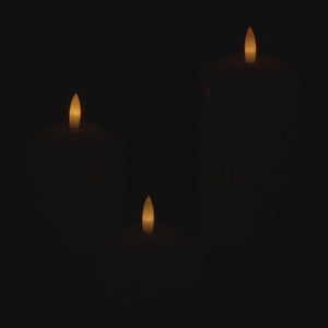 Richland Bullet LED Wax Candle 3"x4", 3"x6", & 3"x8" Set of 36