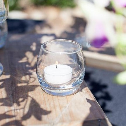 Richland Clear Cup Tealight Candles White Unscented Set of 500